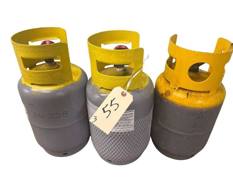 3 Refrigerant Tanks - Partially Full image