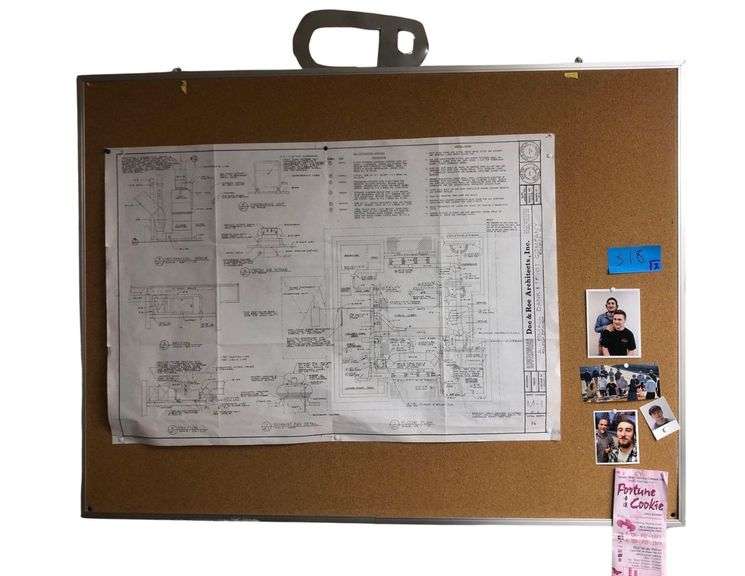 1 4ft Cork Board and 1 3ft Cork Board image