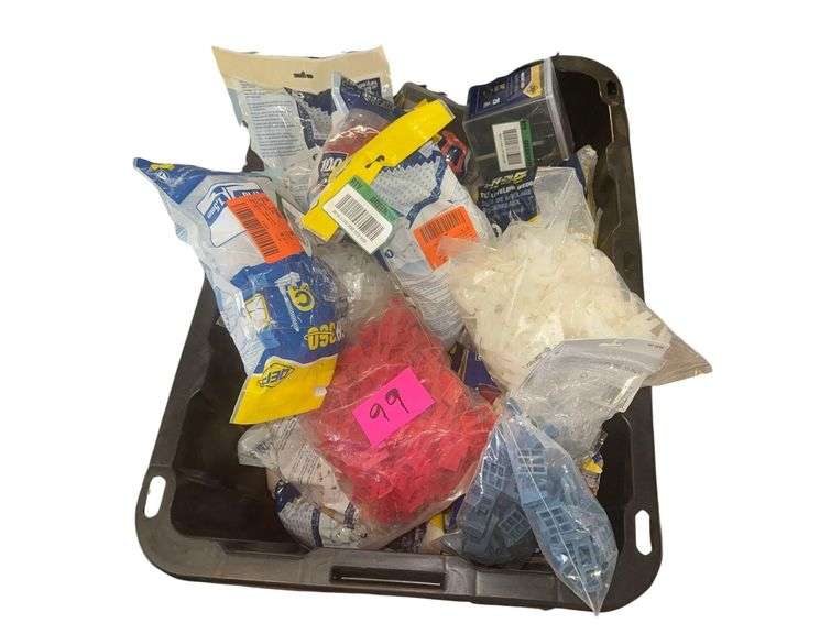 Tote Of Leveling Corners- Horseshoe Shims image