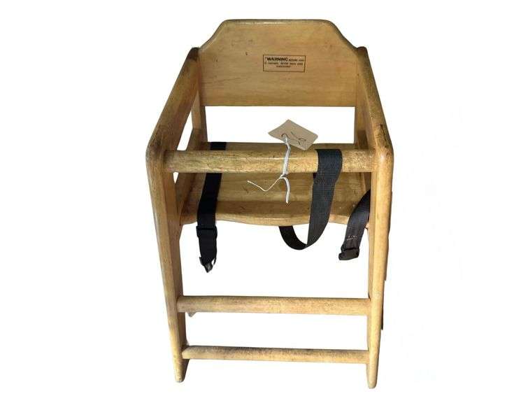 Wooden High Chair 26in. H. image