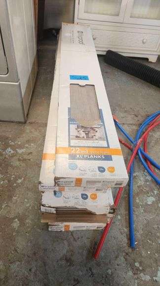 6 boxes of Lifeproof Floor Planks. - xl Planks - 25 Sq Ft per Box image