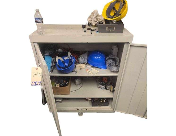 36in Cabinet with Various Electrical Hardware image