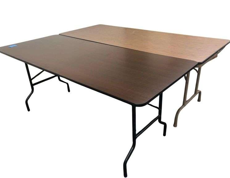 2 6ft Foldable Wooden Tables image