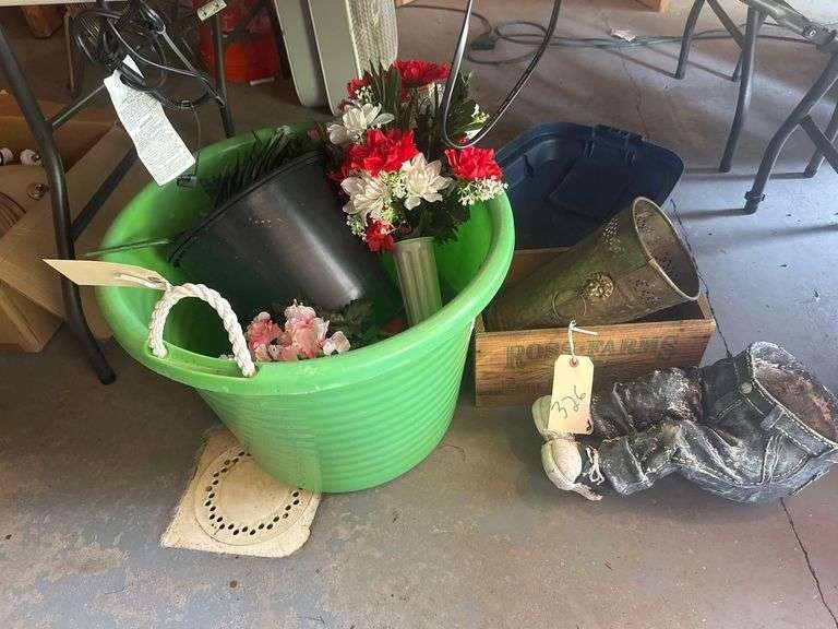 Faux Flowers and Decorative Flower Pots image
