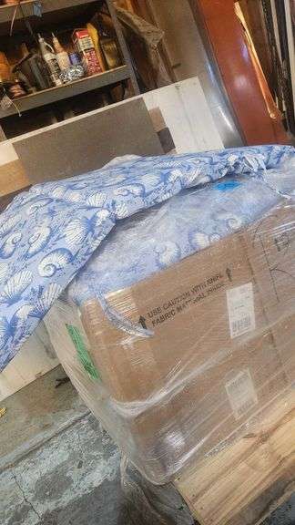 Pallet of Sea Shell Chaise Lounger Cushions image