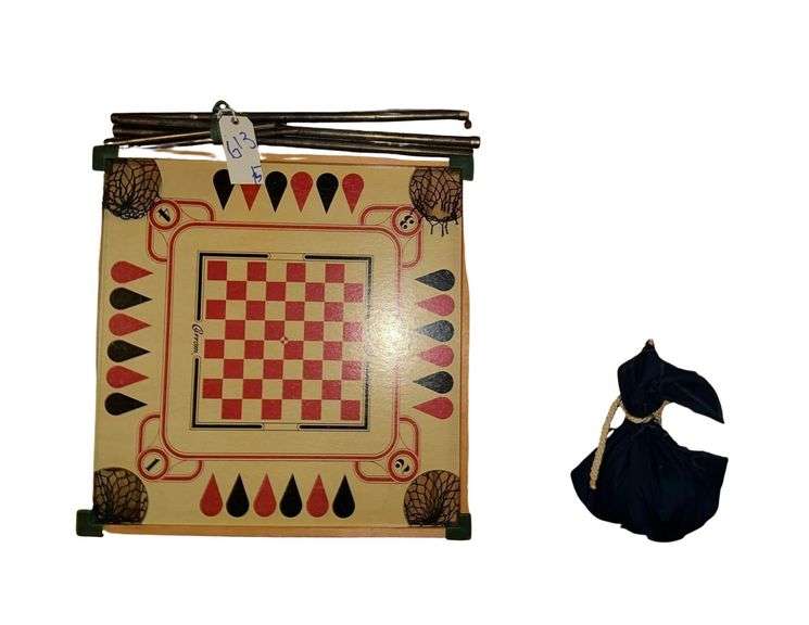 Vintage Wooden Gaming Board 24 X 26 image