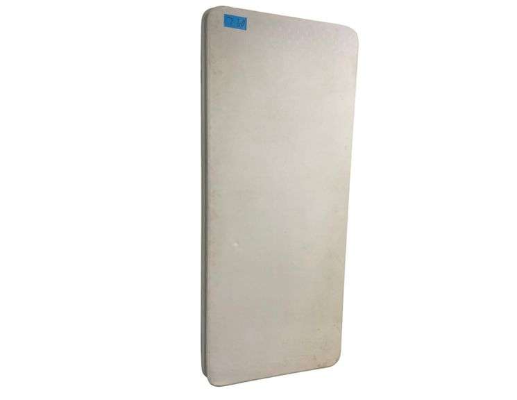 2 White Plastic Folding Tables 72x30x29Inches image
