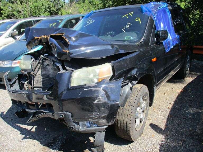 BLACK, 2006, HONDA PILOT, 5FNYF18526B011504,  , image