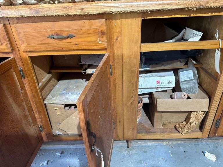 Contents of Bottom Cabinets - Pots and Misc. image