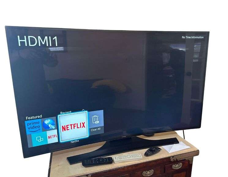 Samsung 55” UHD 4k Curved Smart TV image