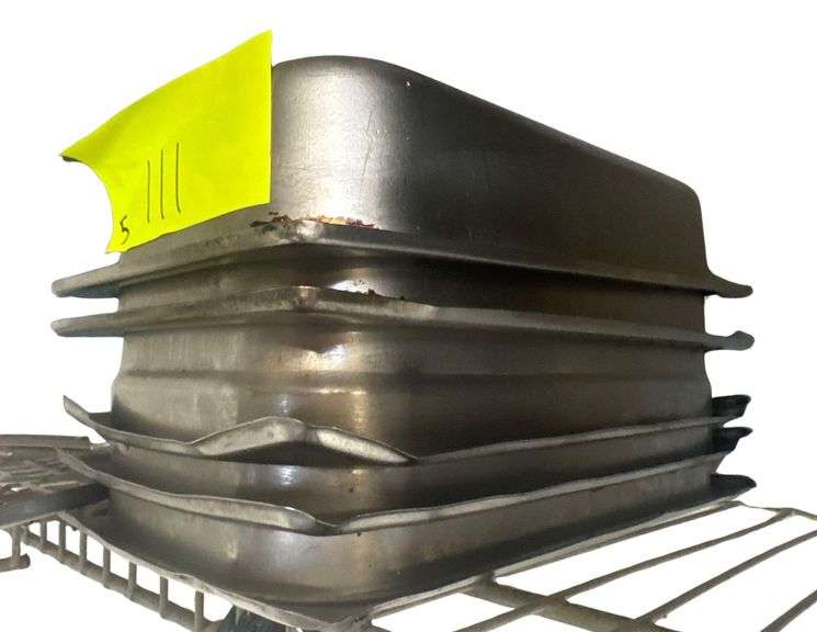 5 Stainless Quarter Size Shallow Pans image