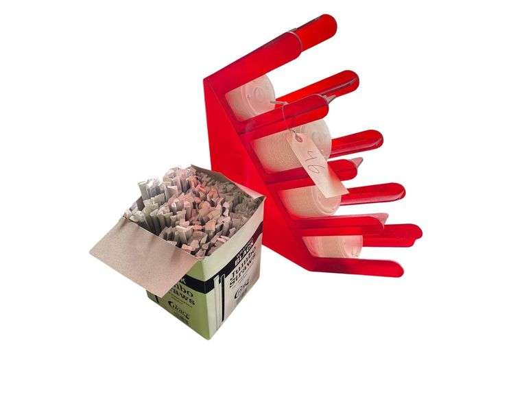 Plastic Lid Dispenser- Box Of Straws image