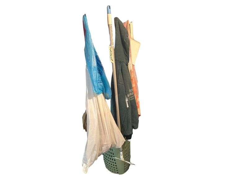 Brooms - Clothes Basket- Totes - Dust Pan - image