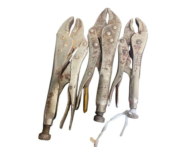 Vintage Craftsman Vise Grip Curved Jaw of Various Sizes image