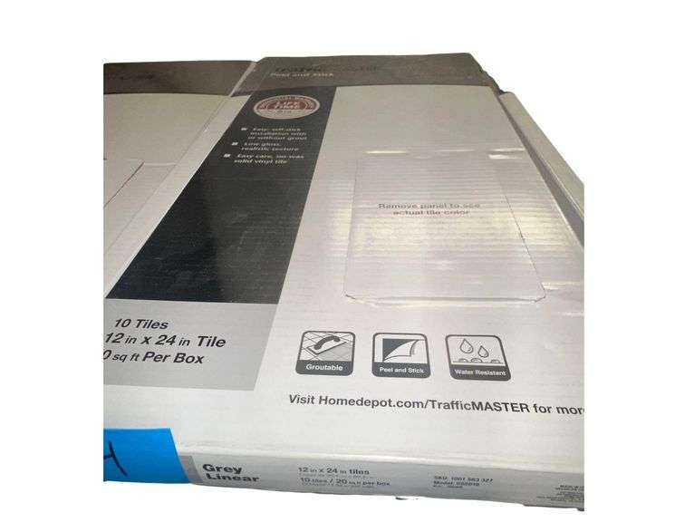 Traffic Master 12 X 24 Peel & Stick Flooring Approximately 4 Cases image