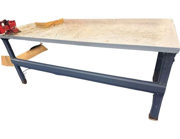 Metal Work Table - 6’ Wide x 30” Depth x 31” Height image