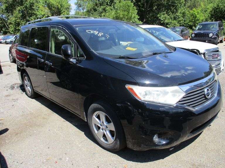 BLACK, 2014, NISSAN QUEST, JN8AE2KP1E9100983,  , image