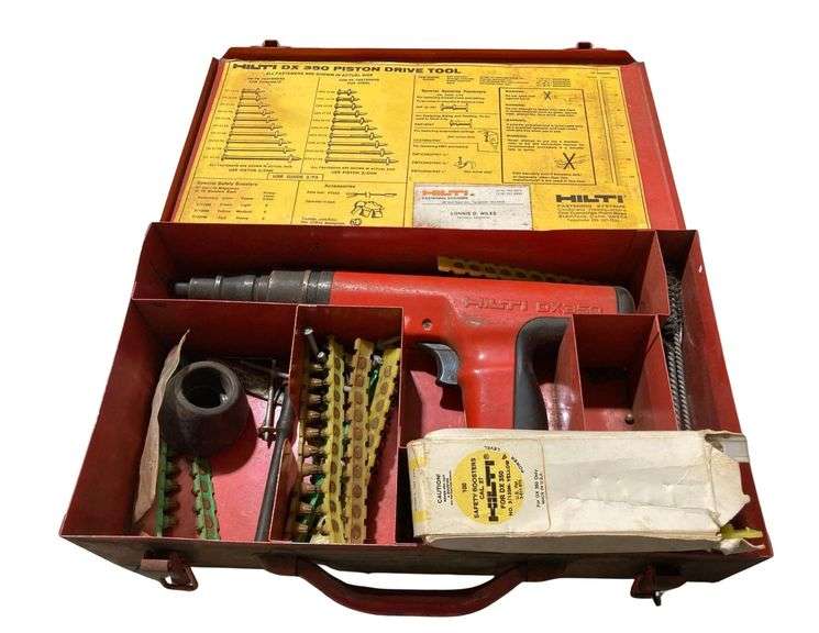 Hilti DX 350 Piston Drive Tool With Fasteners image