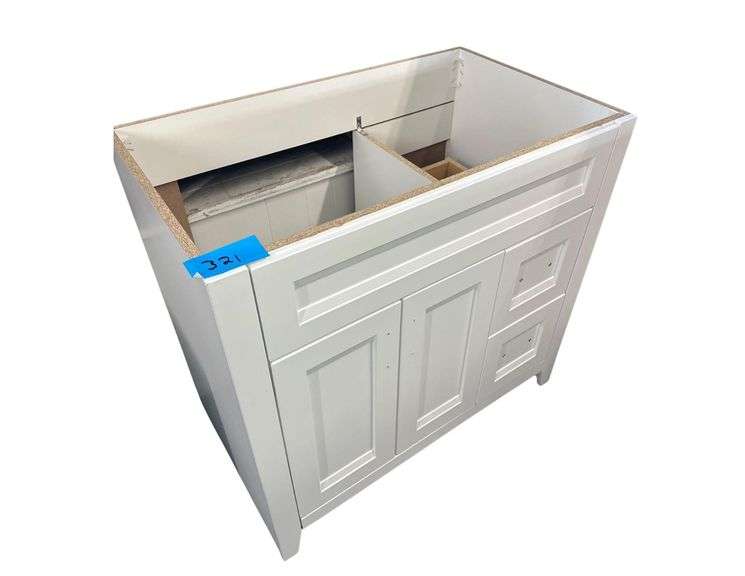 Wooden Bathroom Vanity- 36 in. L. X 21.5 in. W. X 34 in. H. image