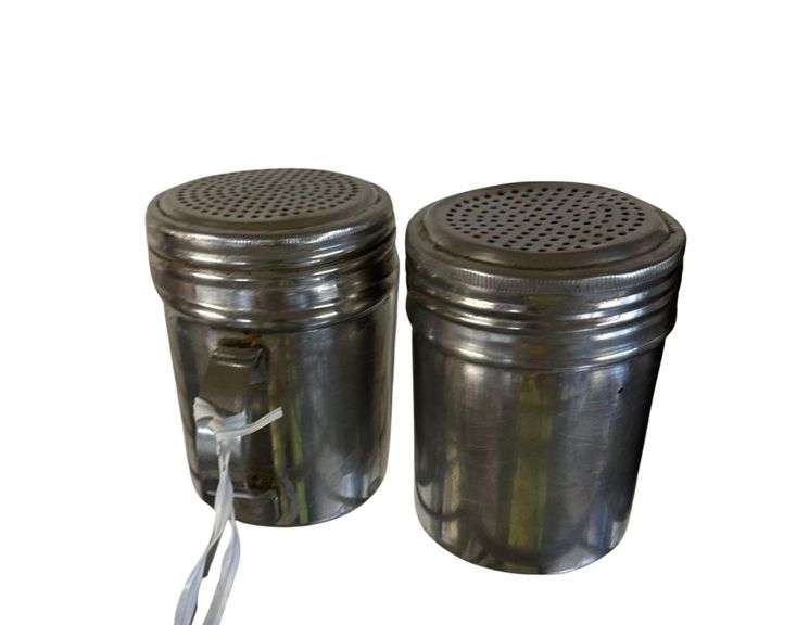 Stainless Salt & Pepper Shakers image