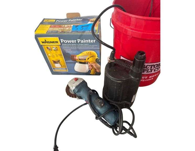 Wagner Power Painter - Grinder and Pump image