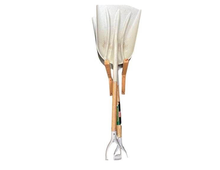 3 Shovels and Rake image