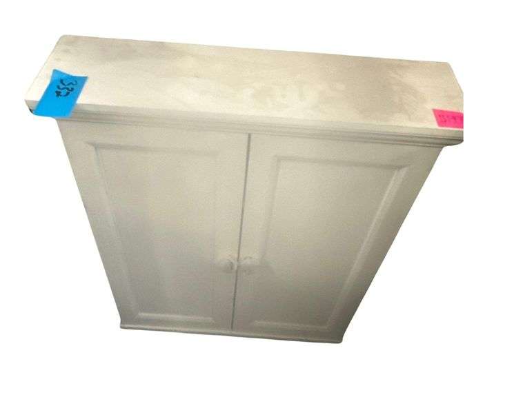 Wooden Medicine Cabinet 25.5 in. L. X 7.5. In. D. X 28 in. H. image