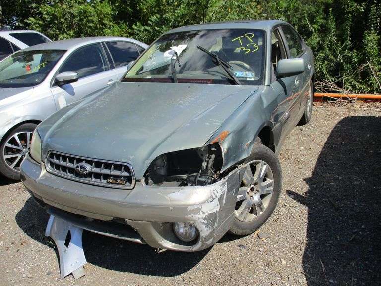 GREEN, 2004, SUBARU OUTBACK, 4S3BE896547202605,  , image