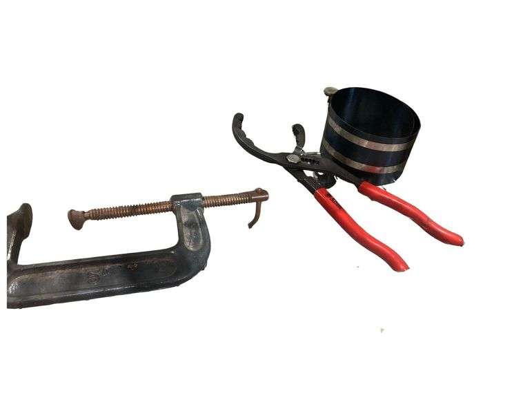 Copper C Clamp, Matco Adjustable Oil Filter Pliers image