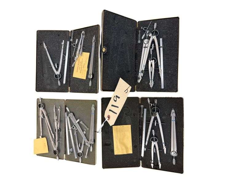 4 Sets of Misc. Compasses image
