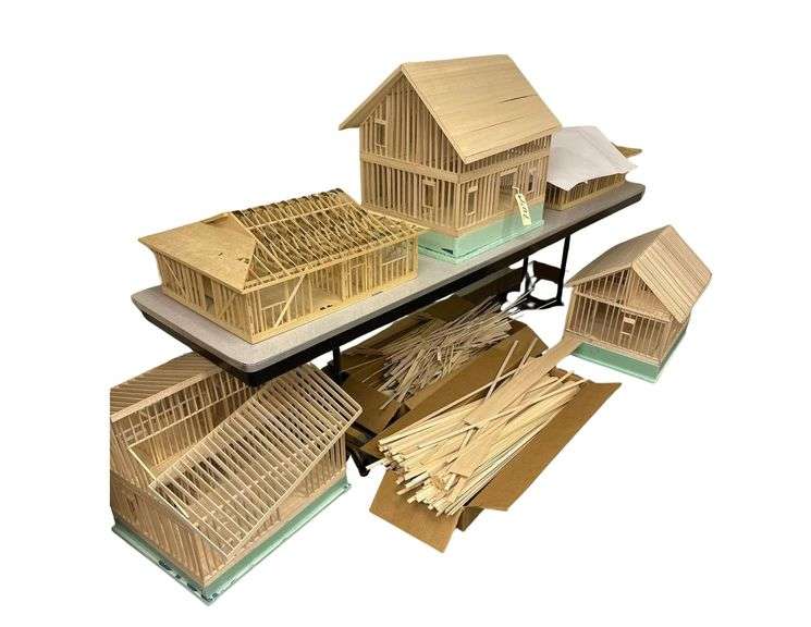 Balsa Wood Houses image