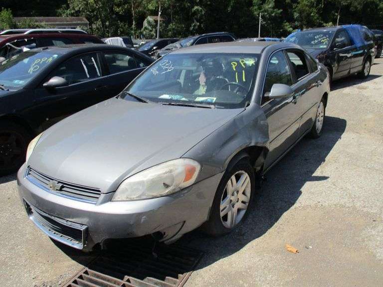 GRAY, 2008, CHEVROLET IMPALA, 2G1WC583X81230389,  , image
