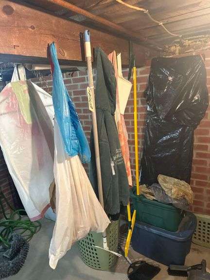 Brooms - Clothes Basket- Totes - Dust Pan - image
