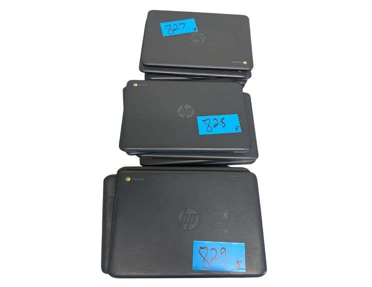 (5) HP 12in Chromebooks - Model 11 G6 EE image