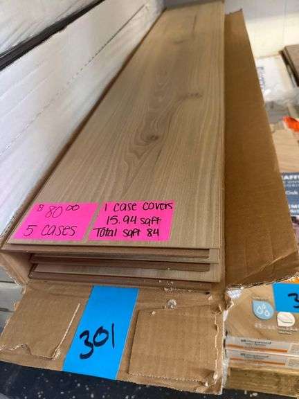 5 Cases Of Laminate Flooring - 15.94 Sq. Ft. Per Case image