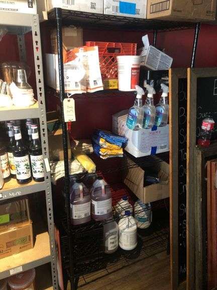 6ft Metal Shelving Unit (Does Not Include Contents - Pickup After 4) image