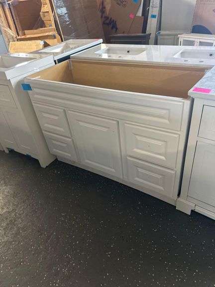 Wooden Vanity 4 ft. L. X 21 in. D. X 34in H. image