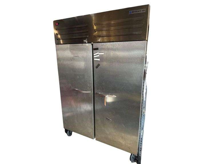 Beverage-Air 2 Door Reach In Refrigerator - Model TMR2HC-15 - Serial No. C22- 000071 - 1PH - 54in x 38in x 82in image