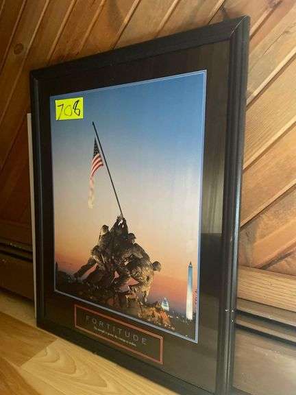 Picture of Raising of the Flag 24x30 image
