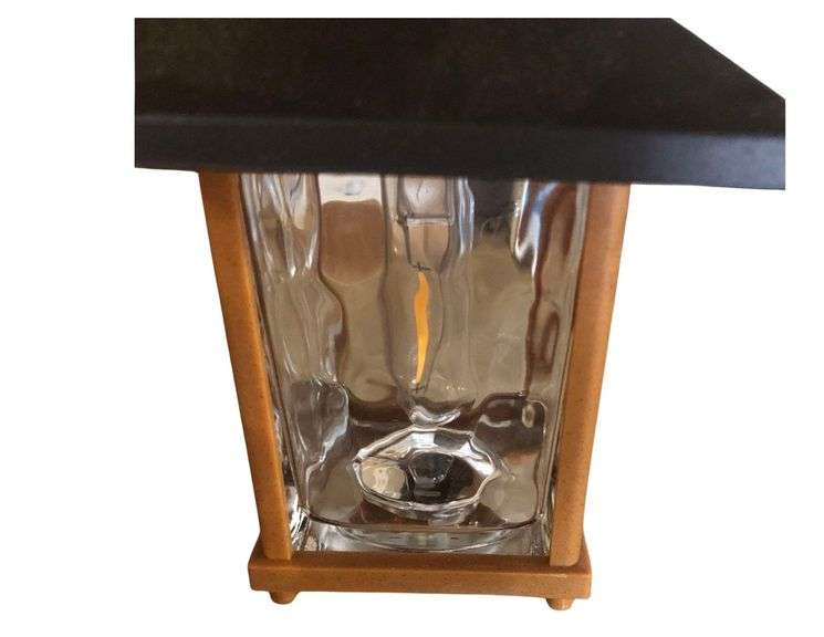 18” Decorative Shelf With Light Fixtures image