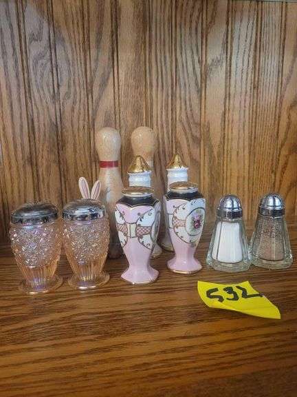 Various Vintage Salt and Pepper Shakers image