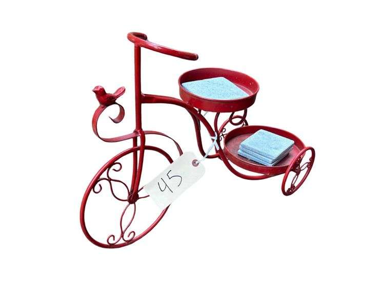 Metal Bike Decoration - 24 in x 16 in image