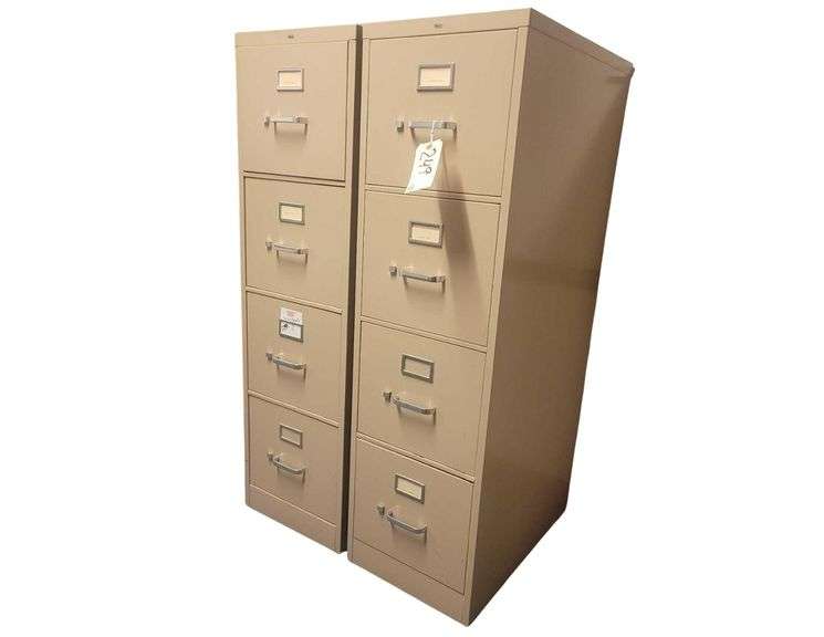 2 Filing Cabinets 48in image