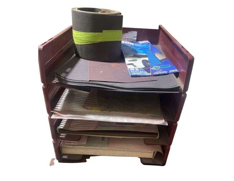 Toni Storage Shelf with Various Sand Paper image