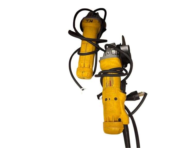 2 DeWalt 4-1/2 Inch Small Angle Grinders image