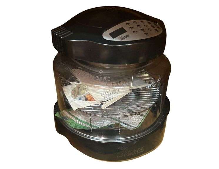Contents of Island, Dehydrator, Fryer, Vintage? Pressure Cooker image