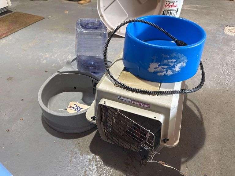 Pet Carrier and Heater Water Bowl image