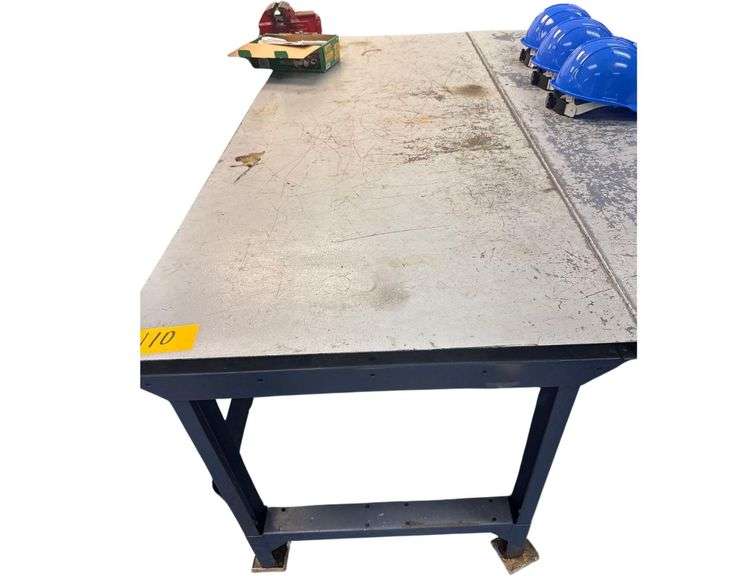 Metal Work Table - 6’ Wide x 30” Depth x 31” Height image