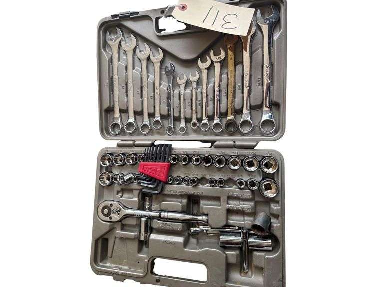 Crescent Wrench and Socket Set image
