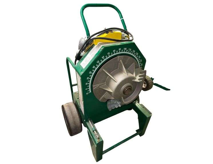Greenlee Electric Bender - Model 555 - Serial No. ADV6542CP - 120V - Includes EMT Attachments image